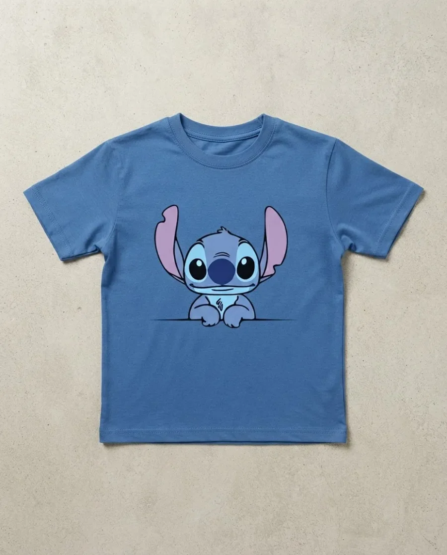 2 Camiseta Azul Infantil Unissex Lilo & Stitch spe