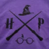 Camiseta Roxa Infantil Unissex Harry Potter mlc