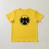 Camiseta Amarela Infantil Unissex Shield mlc