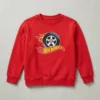 Moletom Vermelho Infantil Unissex Hot Wheels mlc
