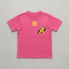 Camiseta Rosa Infantil Unissex Robin mlc