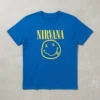 Camiseta Azul Adulto Unissex Nirvana spe