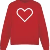 Moletom Lucas Neto Av. Vermelho Coração ( Infantil ) mlr