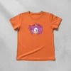 Camiseta Laranja Adulto Baby Look Feminina Amy Rose Sonic mlc