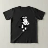 Camiseta Preta Manga Curta Infantil Bluey Mackenzie mlc