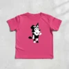 Camiseta Rosa Manga Curta Infantil Bluey Mackenzie mlr