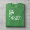 Camiseta Verde Baby Look Feminina Outubro Rosa mlc