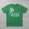 Camiseta Verde Tradicional Adulto Unissex Outubro Rosa mlc
