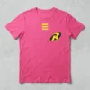 Camiseta Rosa Baby Look Feminina Robin mlr