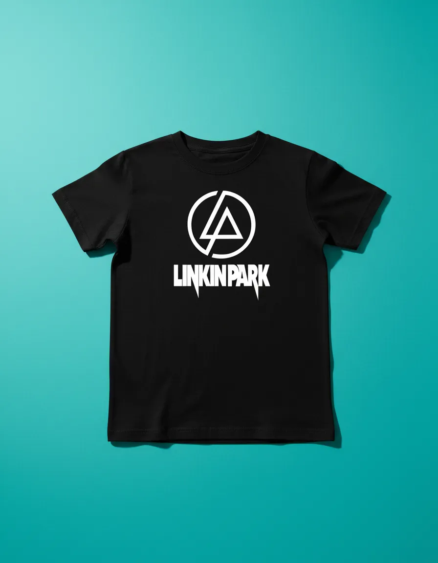 2 Camiseta Preta Infantil Unissex Linkin Park mlr