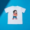 Camiseta Branca Steven Universo ( Infantil ) mlr