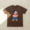 Camiseta Marrom Steven Universo ( Infantil ) mlr