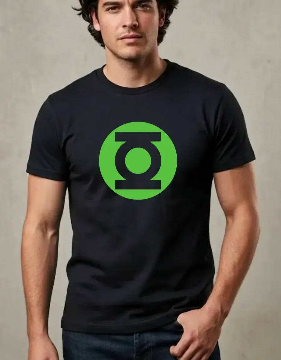 Camiseta Preta Lanterna Verde ( Adulto Tradicional ) spe