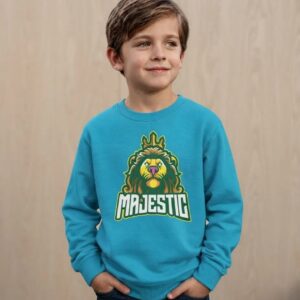 3 Moletom Azul Turquesa Flanelado Lucas Neto Majestic Filme Infantil mlr