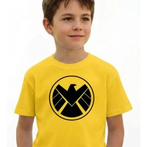 3 Camiseta Amarela Infantil Unissex Shield mlc