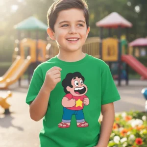 31 Camiseta Verde Steven Universo ( Infantil ) mlc