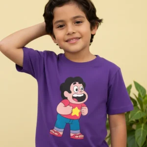 32 Camiseta Roxa Steven Universo ( Infantil ) mlc