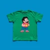Camiseta Verde Steven Universo ( Infantil ) mlr