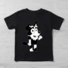 4 Camiseta Preta Infantil Personagem Mackenzie Bluey Amarela mlc