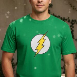 Camiseta Verde Adulto Unissex The Flash mlc