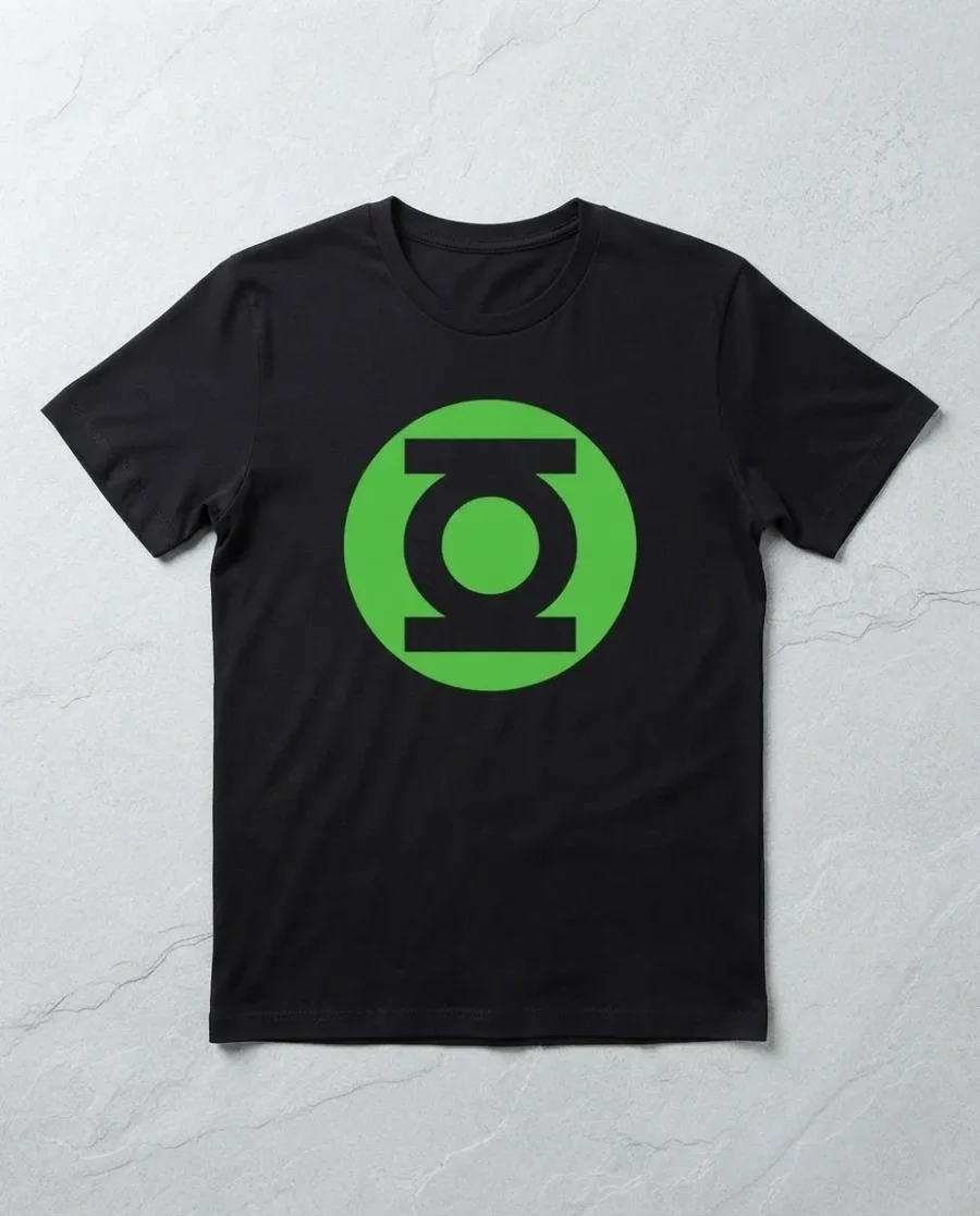 Camiseta Preta Lanterna Verde ( Adulto Tradicional ) spe