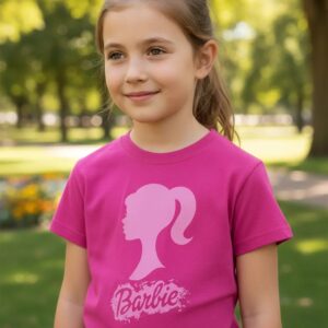 9 Camiseta Pink Barbie Infantil mlr