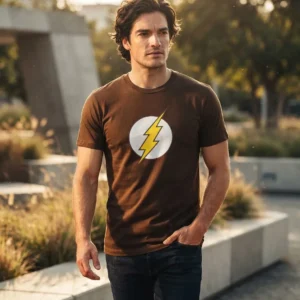 D_NQ_NP_2X_642702-MLB118028835725_092026-F-camiseta-adulto-flash Camiseta Marrom Adulto Flash mlc