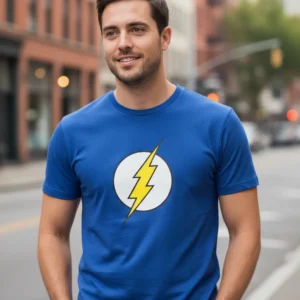 D_NQ_NP_2X_653857-MLB109715730634_042026-F-camiseta-adulto-flash Camiseta Azul Adulto Flash mlc