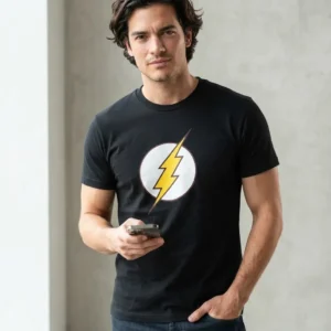 D_NQ_NP_2X_750278-MLB118054221281_092026-F-camiseta-the-flash-adulto-tradicional- Camiseta Preta Adulto Flash mlc