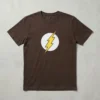 Camiseta Marrom Adulto Flash mlr