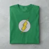 Camiseta Verde Adulto Flash mlr