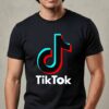 Camiseta Preta Adulto Unissex Tik Tok spe