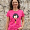 Camiseta Rosa Feminina Baby Look Irmão Do Jorel mlr