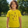 a Camiseta Amarela Infantil Unissex Pikachu Pokémon spe