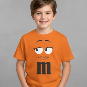 a Camiseta Laranja M&m Infantil Mod. 3 mlr