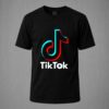 Camiseta Preta Adulto Unissex Tik Tok spe
