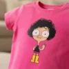 Camiseta Rosa Feminina Baby Look Irmão Do Jorel mlr