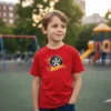 Camiseta Vermelha Infantil Hotwheels mlc