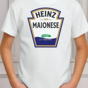 z Camiseta Branca Maionese ( Infantil ) mlc