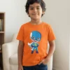 Camiseta Laranja Super Foca Aventureiros Lucas Neto ( Infantil) mlca