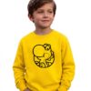 Moletom Amarelo Flanelado Algodão Verde Infantil Yoshi Super Mario mlc