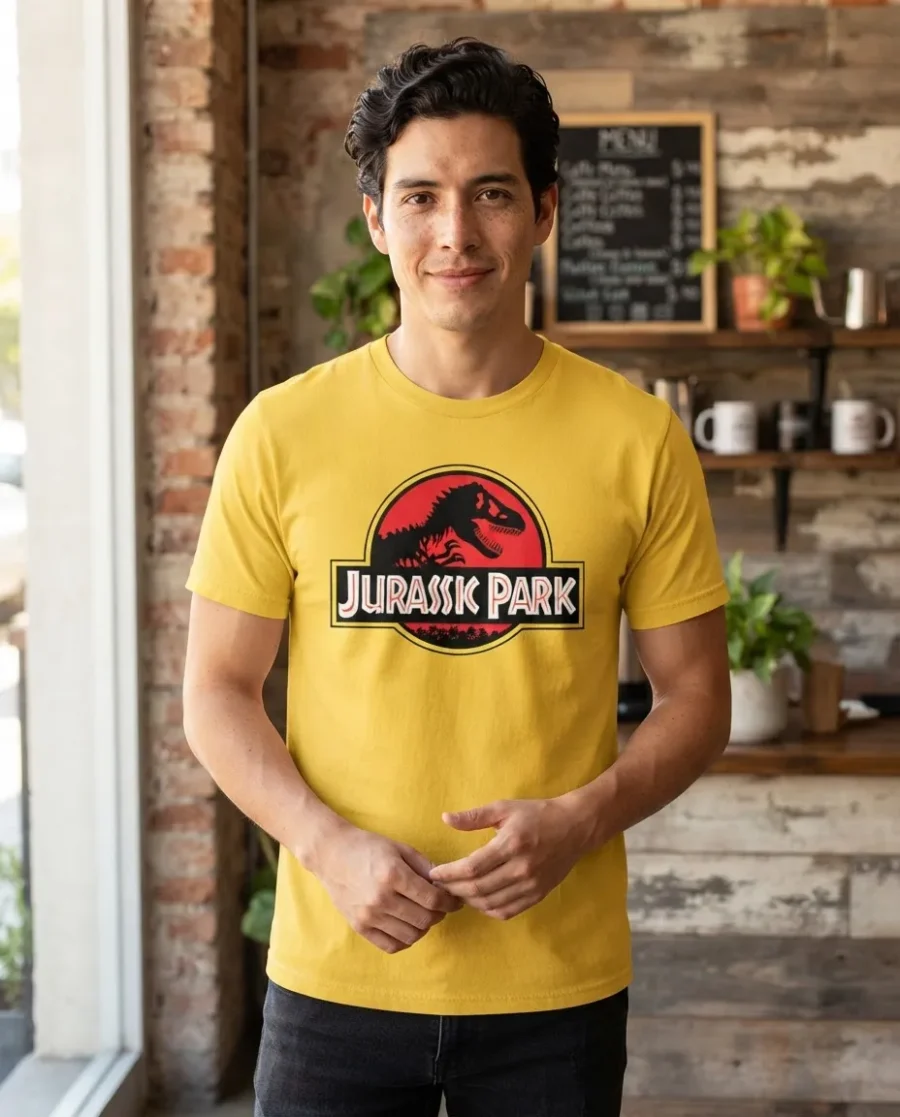 Camiseta Jurassic Park Cores Adulto Unissex T-shirt