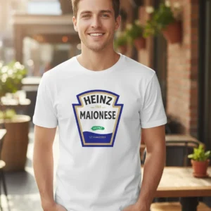 1 Camiseta Maionese Heinz Adulto Unissex