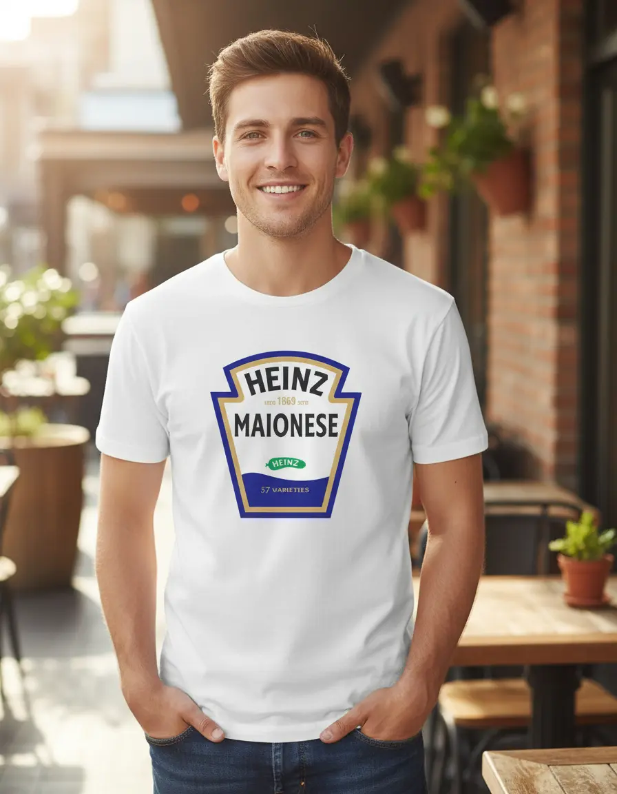 Camiseta Maionese Heinz Adulto Unissex