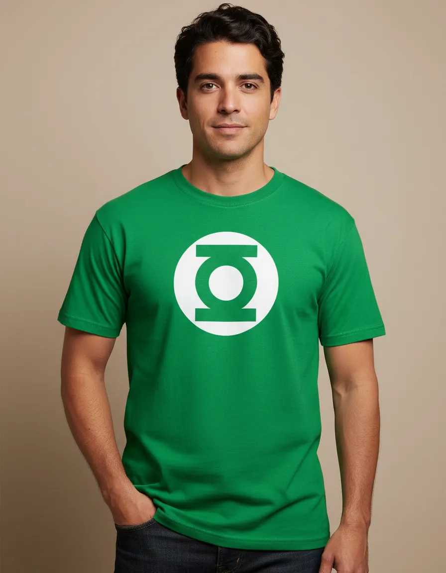 1 Camiseta Lanterna Verde DC Comics Adulto Unissex T-shirt