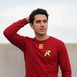 Camiseta Robin DC Comix Manga Longa Adulto