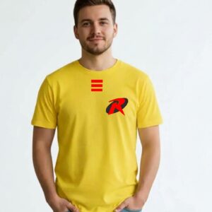 1 Camiseta Amarela Adulto Manga Curta Robin Tradicional mlc