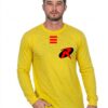 Camiseta Amarela Manga Longa Adulto Unissex Robin Super Herói DC spe