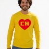 1 Camiseta Manga Longa Adulto Unissex Chapolin Colorado ( Amarela )