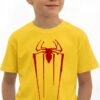 1 Camiseta Amarela Spiderman Homem Aranha ( Infantil ) mlca